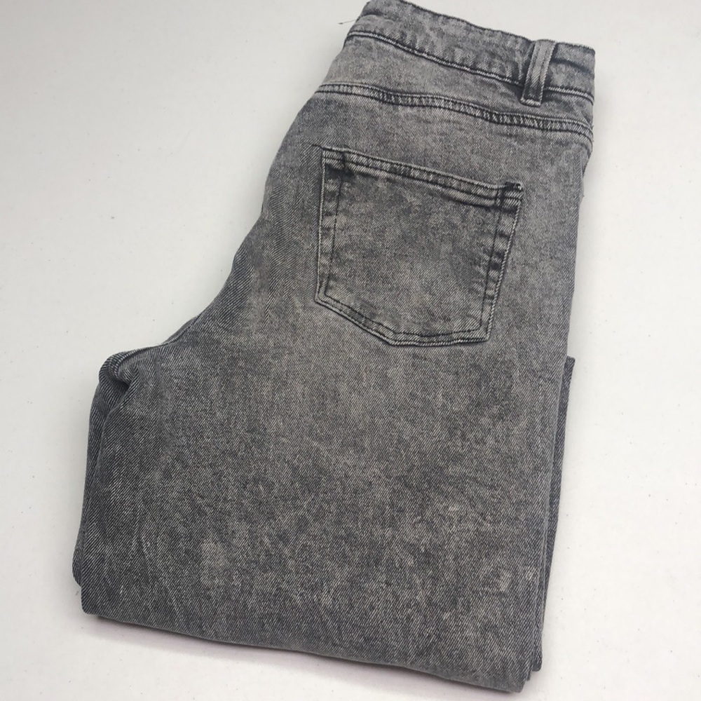 NOBO GRAYWASH HIGH-RISE WIDE LEG  JEANS 7/28x30 ⭐️